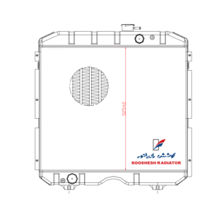 رادیاتور پاز 3205 آلومینیومی