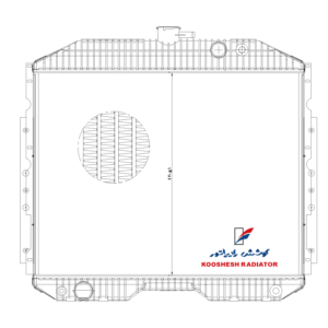 رادیاتور گازل 3307 آلومینیومی