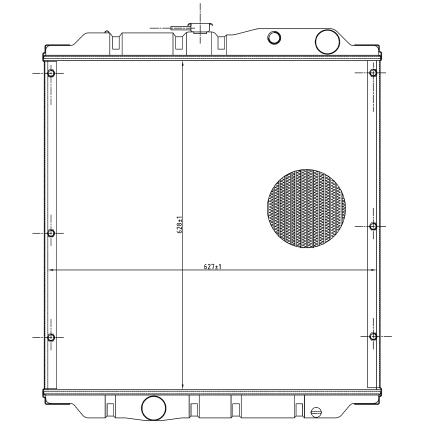 رادیاتور میتسوبیشی فوسو(فایتر)