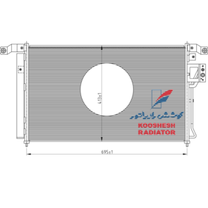 کندانسور هیوندای سانتافه